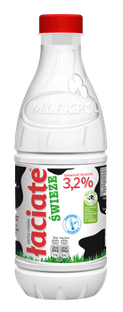 Mleko łaciate świeże 3.2% 1l