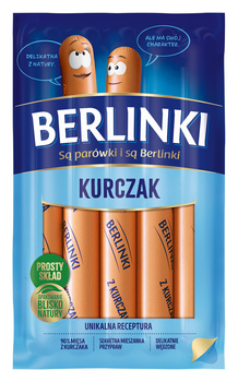 Parówki Berlinki z  kurczaka 250g