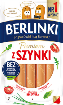 Parówki Berlinki z  szynki  225g