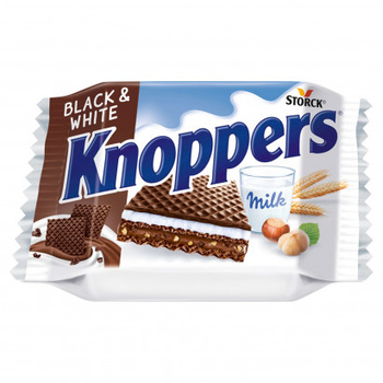 Knoppers Wafel Black&white 25g