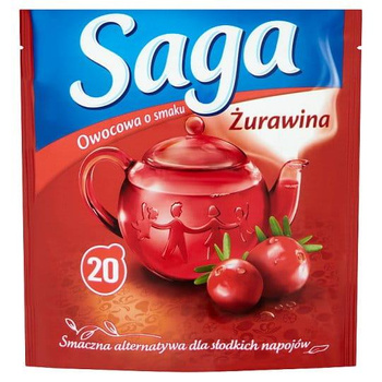 Saga Herb. Exp. 20tor. ŻURAWINA 34g