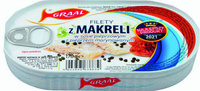 Filety z Makreli w sosie pieprzowym   Graal 170g