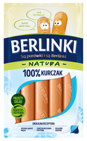 Parówki Berlinki Natura 100% kurczak 160g