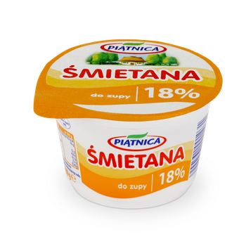 Śmietana Piątnica 18% 200g
