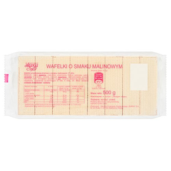 Wafelki 500g malinowe skawa