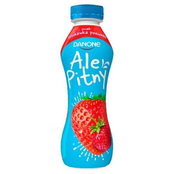 Danone Ale Pitny Truskawka-Poziomka 270g