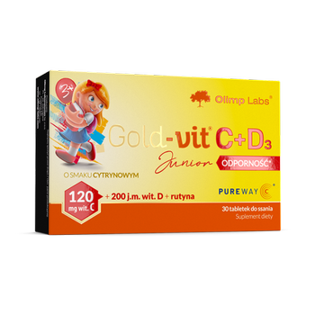 Gold-Vit C+D3 Junior 30TAB