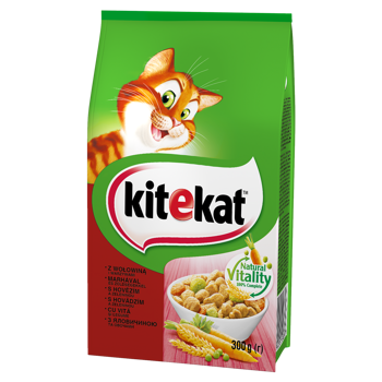 Kitekat Dry Woł. + Warzywa /300g/