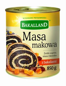 Masa Makowa Bakalland 850g