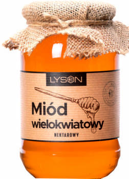 Miód wielokwiatowy 1.2kg Łysoń