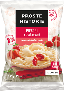 Pierogi z truskawkami PROSTE HIST. 450g