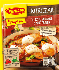 Pomysł na Kurczak z Mozzarel. 35g