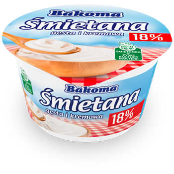 Śmietana Domowa Bakoma 18% /175g/