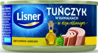 Tuńczyk Kawałki w oleju  Lisner 170g