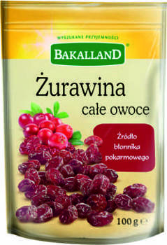 Żurawina Suszona Bakalland 100g