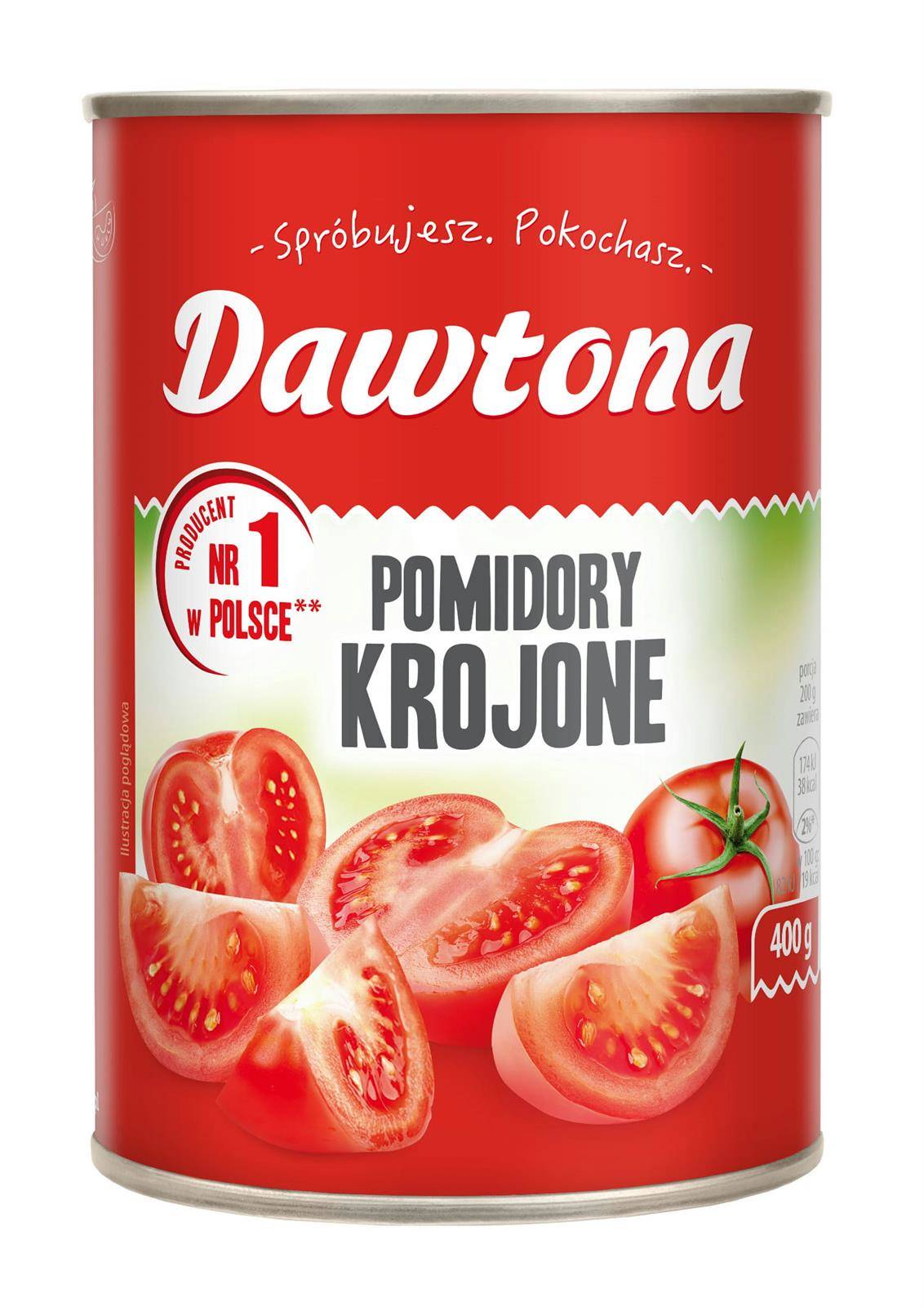 Pomidory B/Sk Krojone Dawton 400g | Spożywcze \ Sosy, Oleje, Ocet ...