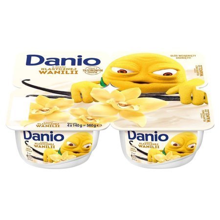 Danio Waniliowe 4*140g