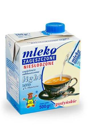 Mleko Zag. Niesł. Light kart. 500g