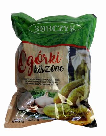 Ogórki kwaszone 550g