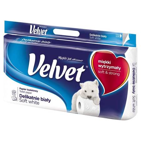 Papier Toal. Velvet /8/ Biały