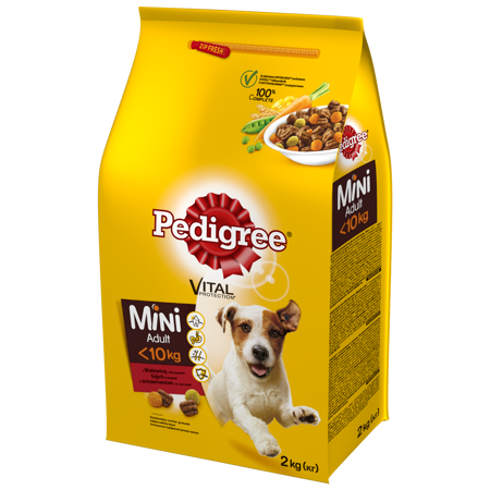 Pedigree Dry Mał. Rasy Woł. Warz. /2kg/