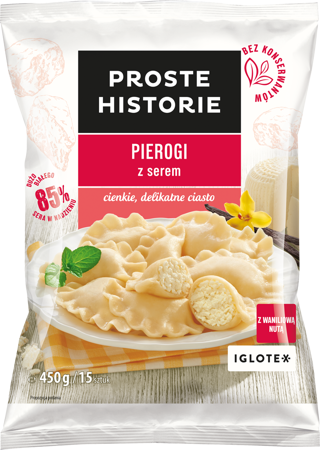 Pierogi z serem PROSTE HIST. 450g