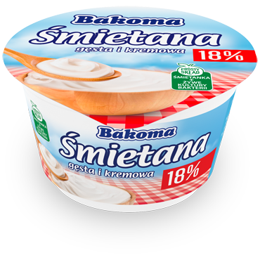 Śmietana Domowa Bakoma 18% /175g/