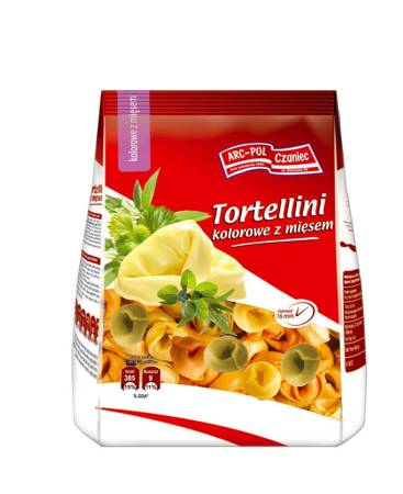 Tortellini Kolorowe z Mięsem 250g