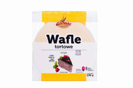 Wafle Tortowe Okrągłe /130g/