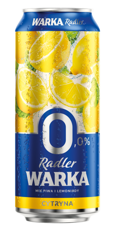 Warka Radler 0,0% B/A /pusz./ /0,5l/