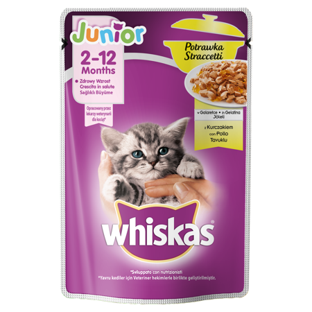 Whiskas Sasz. Kurczak Junior /85g/