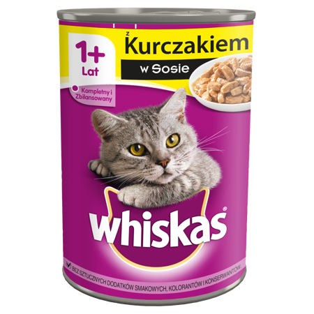 Whiskas /puszka/ z Kurczakiem /400g/