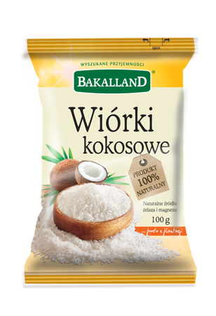 Wiórki Kokosowe Bakalland 100g